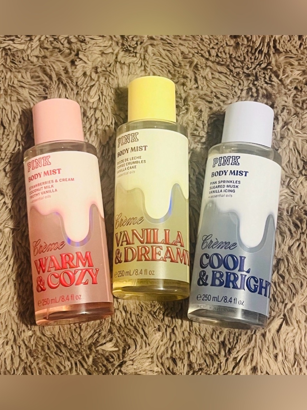 NEW Victoria’s Secret PINK Crème Fragrance Bundle